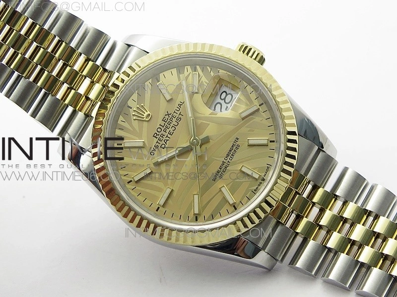 DateJust 36 SS YG 126233 JDF 1:1 Best Edition New YG Style 2 Dial on Jubilee Bracelet
