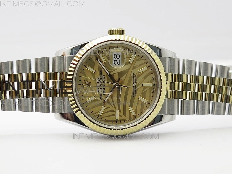 DateJust 36 SS YG 126233 JDF 1:1 Best Edition New YG Style 2 Dial on Jubilee Bracelet
