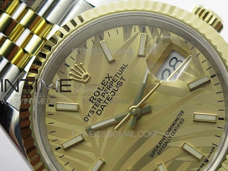 DateJust 36 SS YG 126233 JDF 1:1 Best Edition New YG Style 2 Dial on Jubilee Bracelet