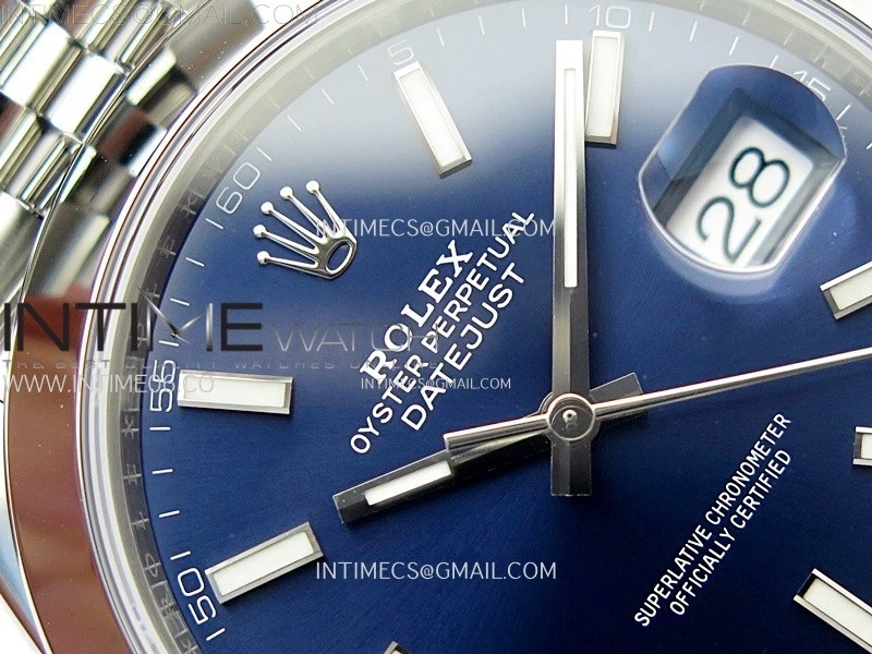 DateJust 41 126300 904L SS VSF 1:1 Best Edition Blue Dial on Jubilee Bracelet VS3235