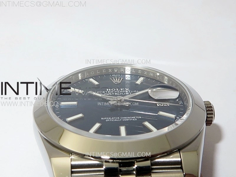 DateJust 41 126300 904L SS VSF 1:1 Best Edition Blue Dial on Jubilee Bracelet VS3235