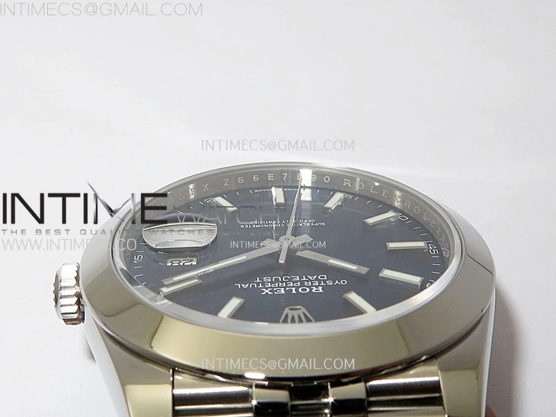 DateJust 41 126300 904L SS VSF 1:1 Best Edition Blue Dial on Jubilee Bracelet VS3235