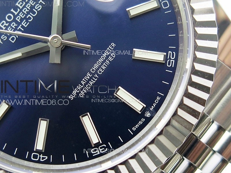 DateJust 41 126334 904L SS GMF 1:1 Best Edition Blue Dial On Jubilee Bracelet VR3235