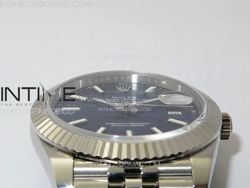 DateJust 41 126334 904L SS GMF 1:1 Best Edition Blue Dial On Jubilee Bracelet VR3235