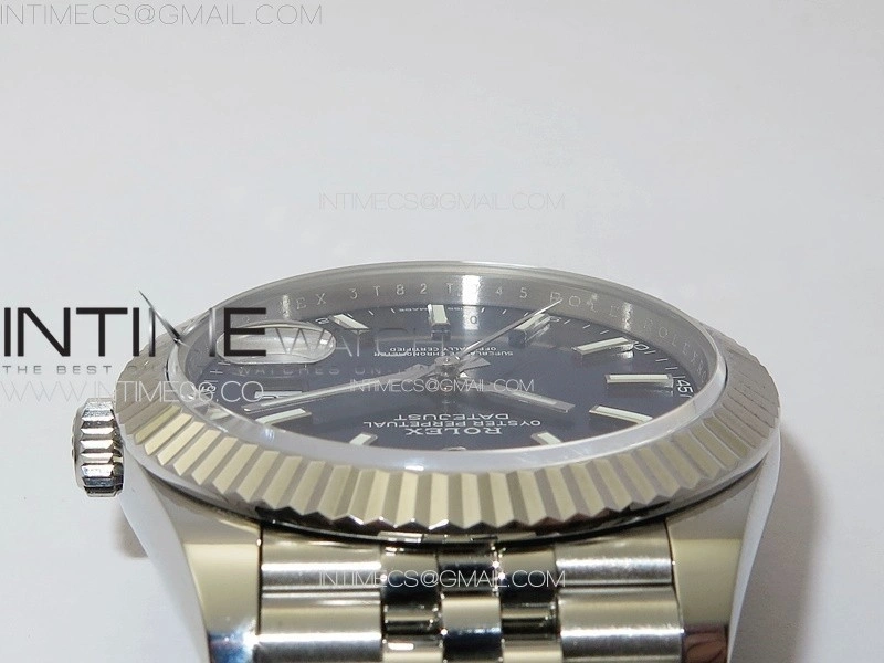 DateJust 41 126334 904L SS GMF 1:1 Best Edition Blue Dial On Jubilee Bracelet VR3235