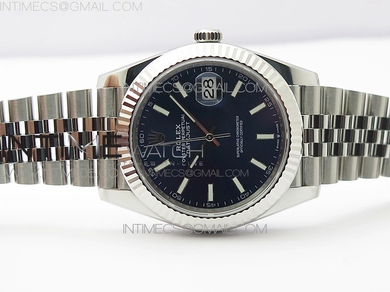 DateJust 41 126334 904L SS VSF 1:1 Best Edition Blue Dial on Jubilee Bracelet VS3235