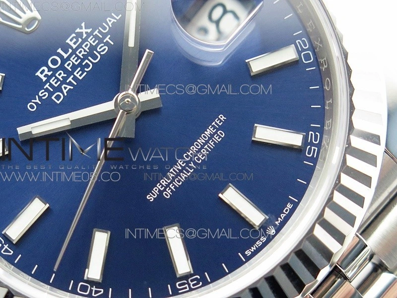 DateJust 41 126334 904L SS VSF 1:1 Best Edition Blue Dial on Jubilee Bracelet VS3235