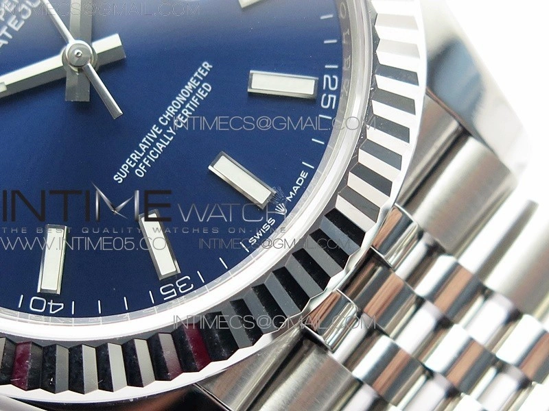 DateJust 41 126334 904L SS VSF 1:1 Best Edition Blue Dial on Jubilee Bracelet VS3235