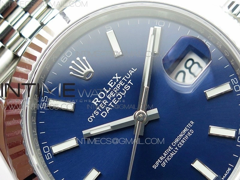 DateJust 41 126334 904L SS VSF 1:1 Best Edition Blue Dial on Jubilee Bracelet VS3235