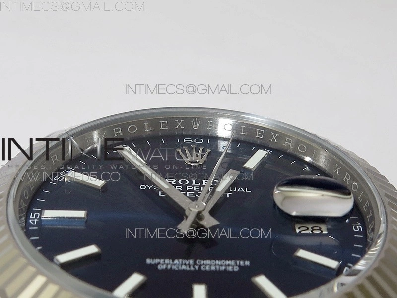 DateJust 41 126334 904L SS VSF 1:1 Best Edition Blue Dial on Jubilee Bracelet VS3235