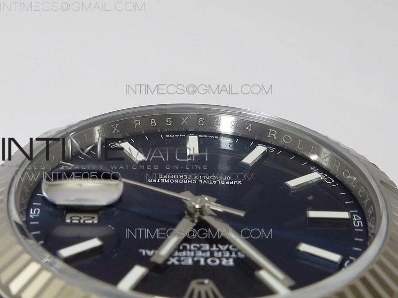 DateJust 41 126334 904L SS VSF 1:1 Best Edition Blue Dial on Jubilee Bracelet VS3235