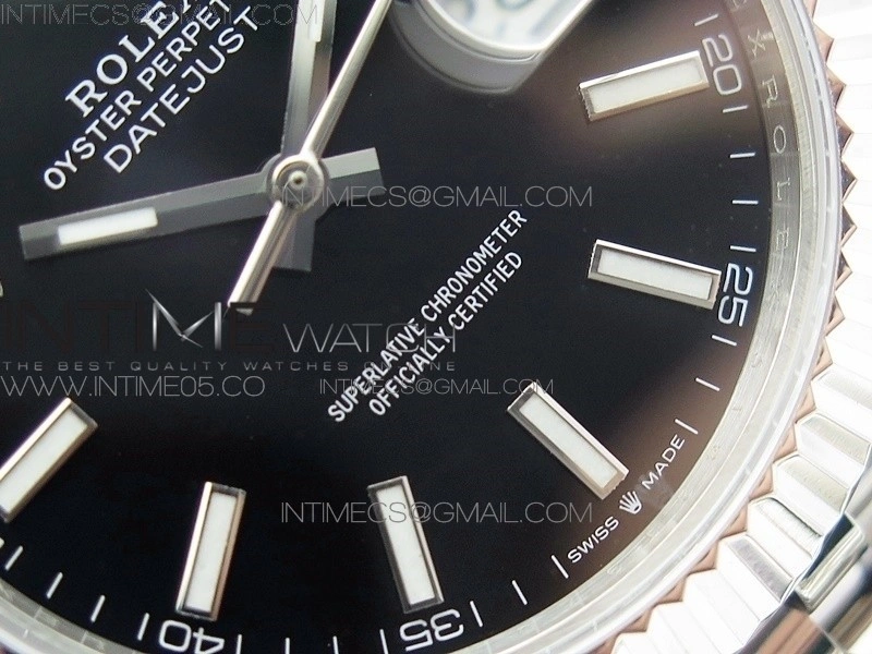 DateJust 41 126334 SS BP 1:1 Best Edition New Version Black Dial on Jubilee Bracelet