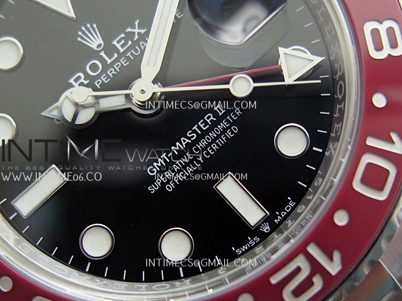 GMT-Master II 126710 BLRO Blue Red 904L SS Clean Plus 1:1 Best Edition Black Dial On Oyster Bracelet DD3285 CHS