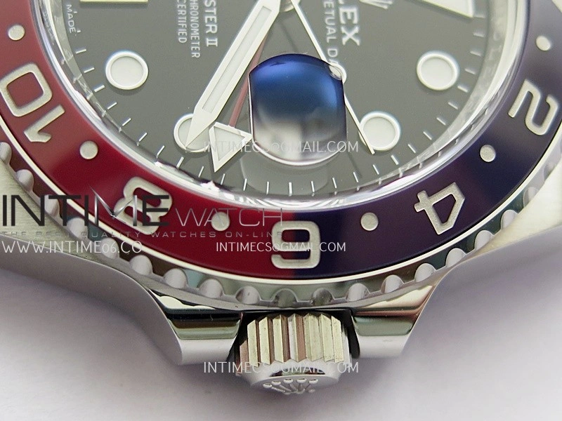 GMT-Master II 126710 BLRO Blue Red 904L SS Clean Plus 1:1 Best Edition Black Dial On Oyster Bracelet DD3285 CHS