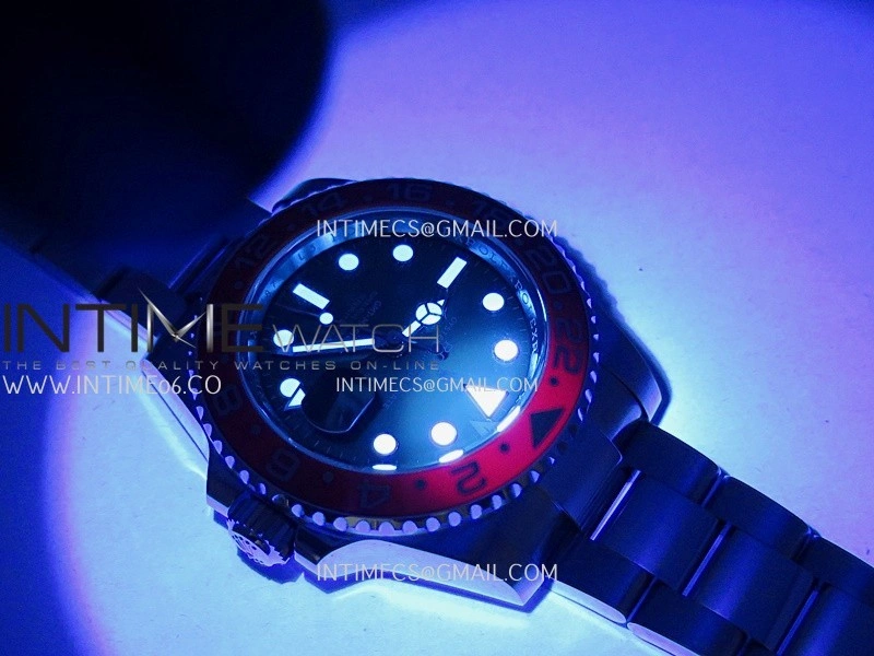 GMT-Master II 126710 BLRO Blue Red 904L SS Clean Plus 1:1 Best Edition Black Dial On Oyster Bracelet DD3285 CHS