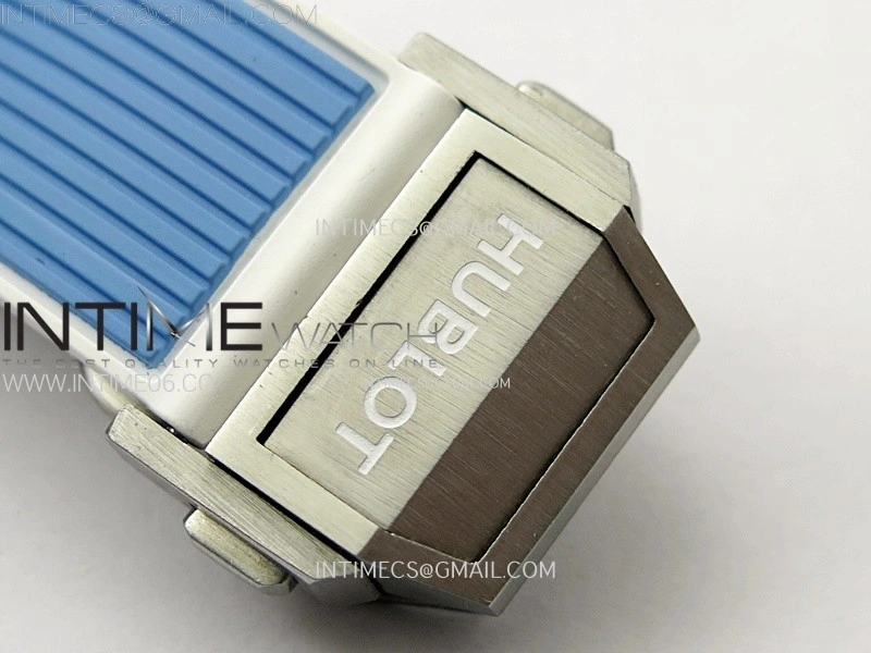 Hublot Big Bang Unico Blue White Ceramic BBF 1:1 Best Edition Skeleton Dial on Blue White Rubber Strap A1280