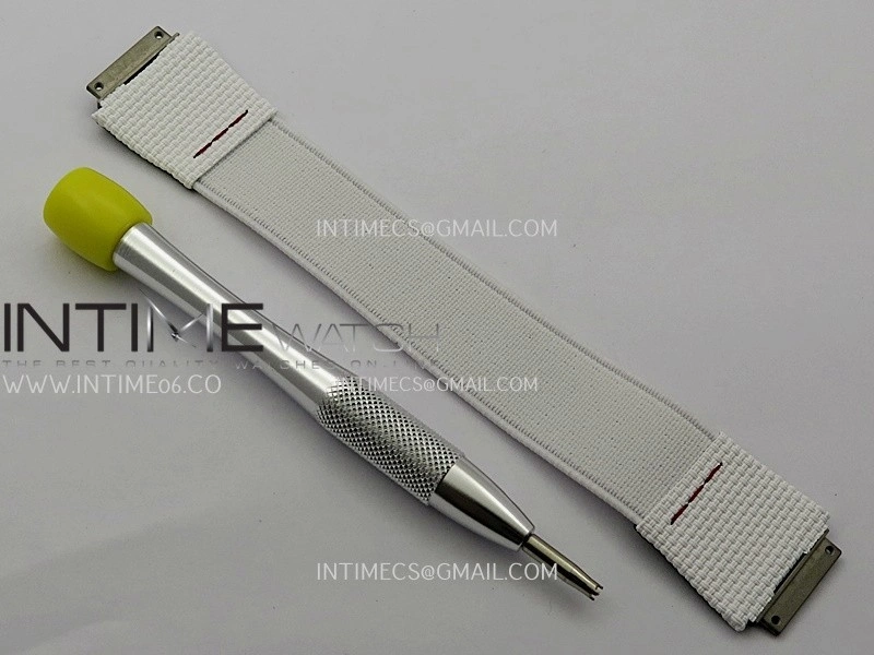 RM67-02 Real Red Black NTPT 1:1 Best Edition Skeleton Dial On White Nylon strap CRMA7 Clone