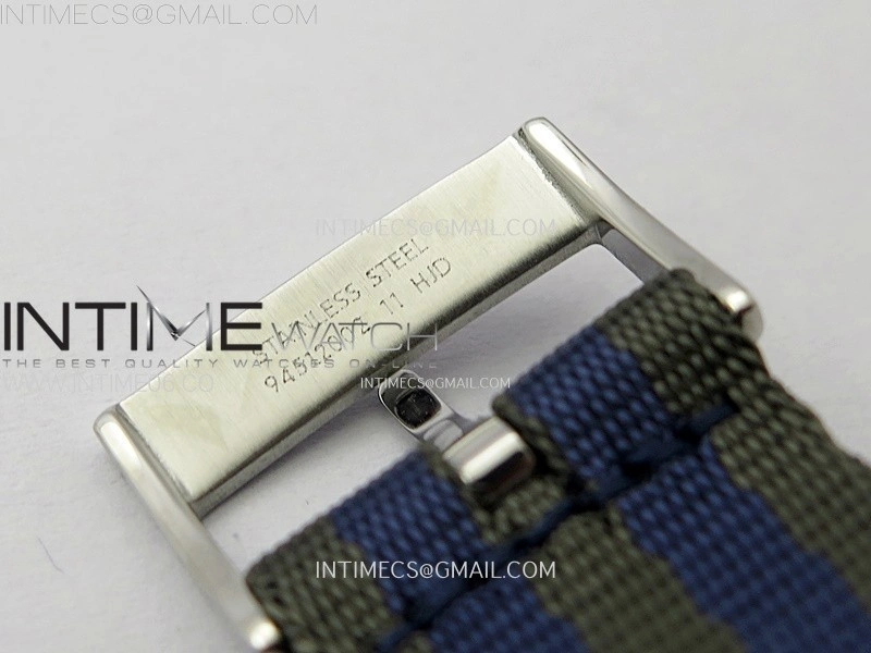 Seamaster Diver 300M 007 B50F Blue Ceramic Blue wave textured Dial on Nylon A8806