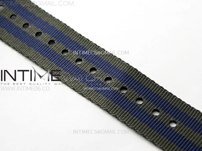 Seamaster Diver 300M 007 B50F Blue Ceramic Blue wave textured Dial on Nylon A8806