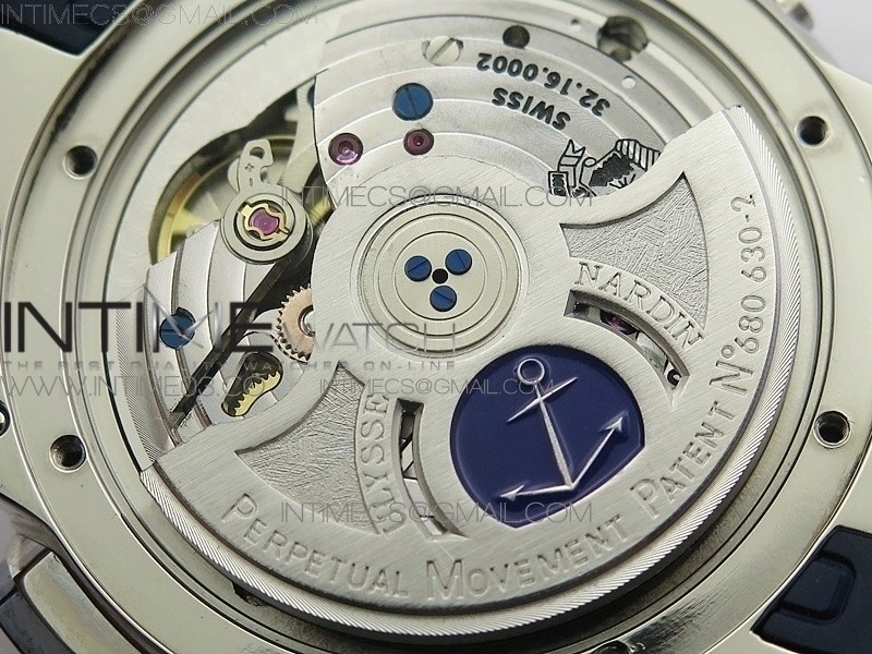 Executive Toro SS TWA 1:1 Best Edition Black Dial on Black Rubber Strap Asian UN-32