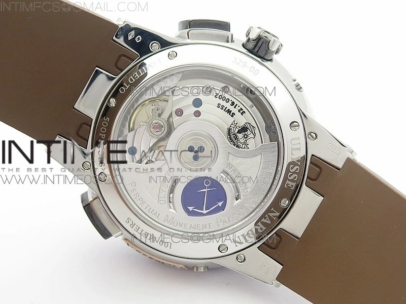 Executive Toro SS TWA 1:1 Best edition Brown Dial on Brown Rubber Strap Asian UN-32
