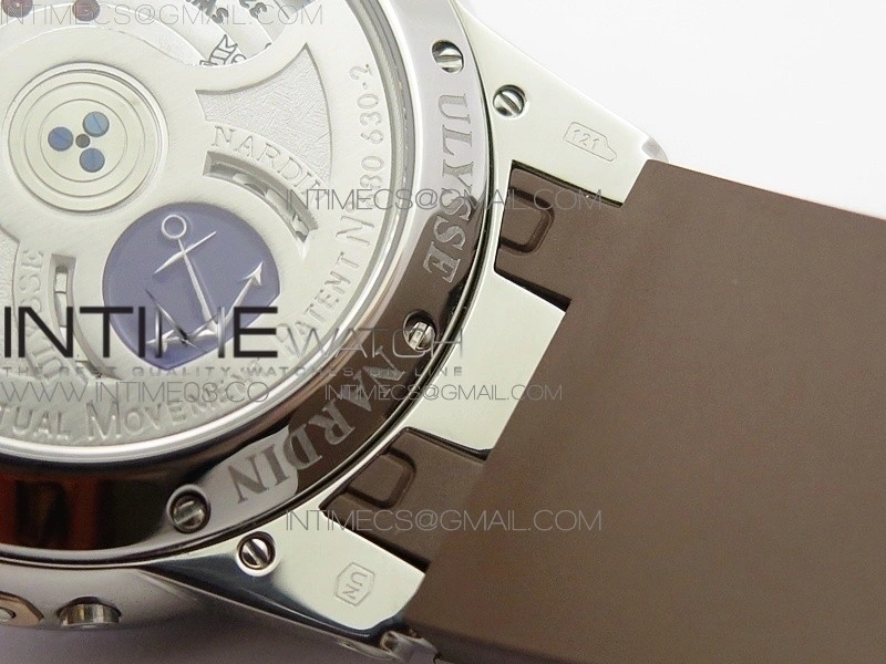 Executive Toro SS TWA 1:1 Best edition Brown Dial on Brown Rubber Strap Asian UN-32