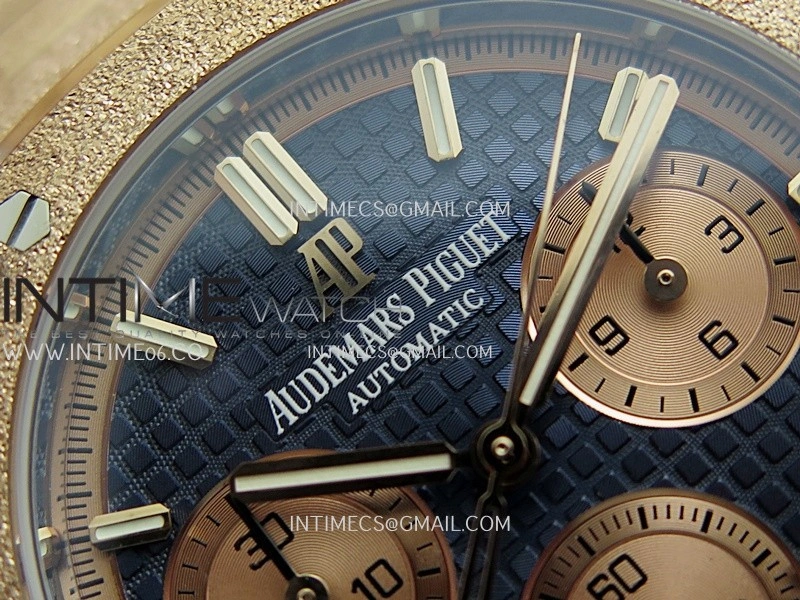 Royal Oak Chrono 26240 Frosted RG Gain Weight V2 DDF 1:1 RG Dial Black Subdial RG Bracelet Super Clone DD4401