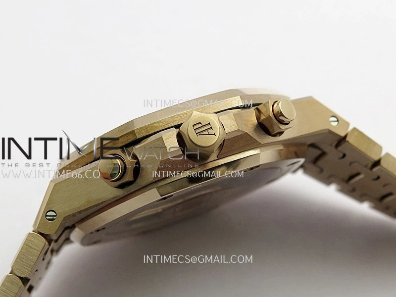 Royal Oak Chrono 26240 Frosted RG Gain Weight V2 DDF 1:1 RG Dial Black Subdial RG Bracelet Super Clone DD4401