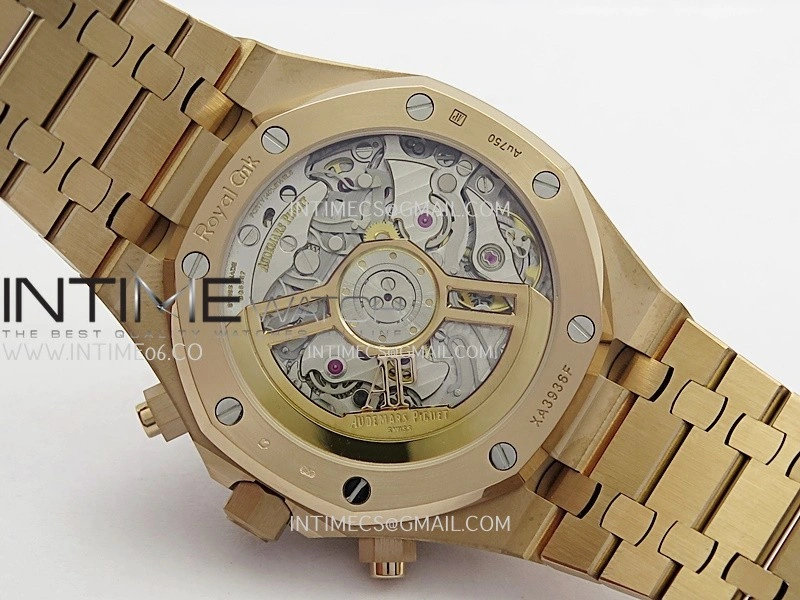 Royal Oak Chrono 26240 Frosted RG Gain Weight V2 DDF 1:1 RG Dial Black Subdial RG Bracelet Super Clone DD4401