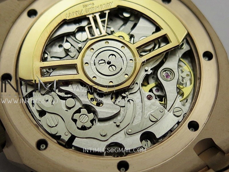 Royal Oak Chrono 26240 Frosted RG Gain Weight V2 DDF 1:1 RG Dial Black Subdial RG Bracelet Super Clone DD4401