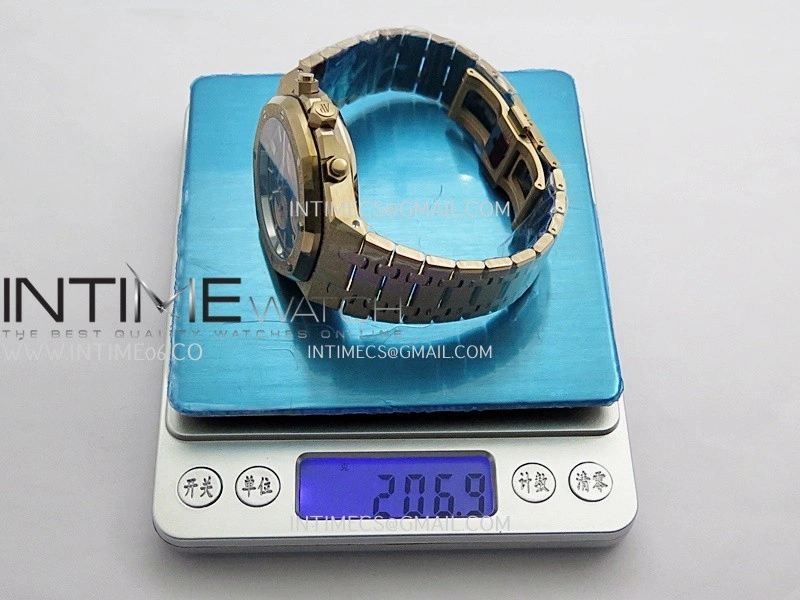 Royal Oak Chrono 26240 Frosted RG Gain Weight V2 DDF 1:1 RG Dial Black Subdial RG Bracelet Super Clone DD4401