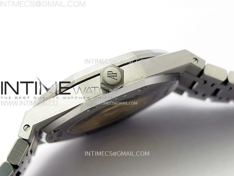 Royal Oak 41mm 15410 Frosted SS APSF 1:1 Best Edition White Textured Dial on SS Bracelet SA3120 Super Clone