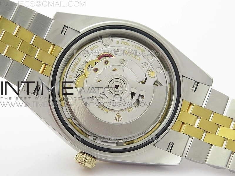DateJust 41 126333 Wrapped SS YG 3AF 1:1 Best Edition YG Lumed Dial on Wrapped SS YG Jubilee Bracelet A3235