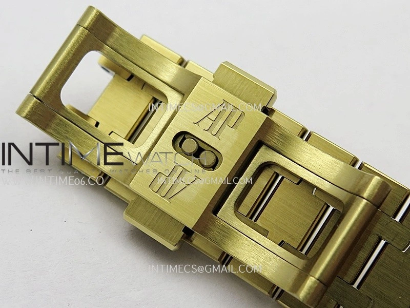 Royal Oak Chrono 26240 Frosted YG Gain Weight V2 DDF 1:1 YG Dial Black SubDial YG Bracelet Super Clone DD4401