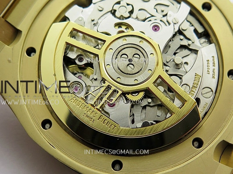 Royal Oak Chrono 26240 Frosted YG Gain Weight V2 DDF 1:1 YG Dial Black SubDial YG Bracelet Super Clone DD4401