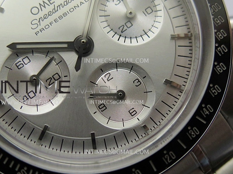 Speedmaster Professional SS N1F Best Edition Silver Dial On SS Bracelet Asian 3861