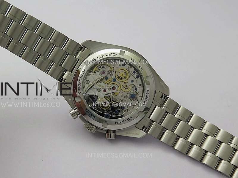 Speedmaster Professional SS N1F Best Edition Silver Dial On SS Bracelet Asian 3861