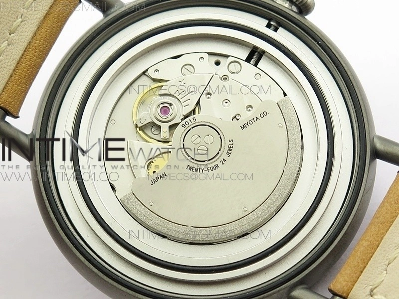 BR WW1-92 Satin-polished steel Case 1:1 Best Edition Black Dial Vintage Markers on Leather Strap MIYOTA 9015