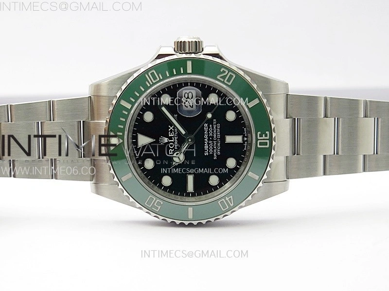 Submariner 41mm 126610 LV Green Ceramic 904L Steel AR+F 1:1 Best Edition Black Dial On 904L SS Bracelet VR3235