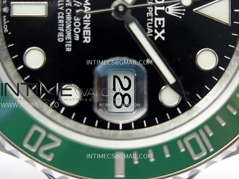 Submariner 41mm 126610 LV Green Ceramic 904L Steel AR+F 1:1 Best Edition Black Dial On 904L SS Bracelet VR3235