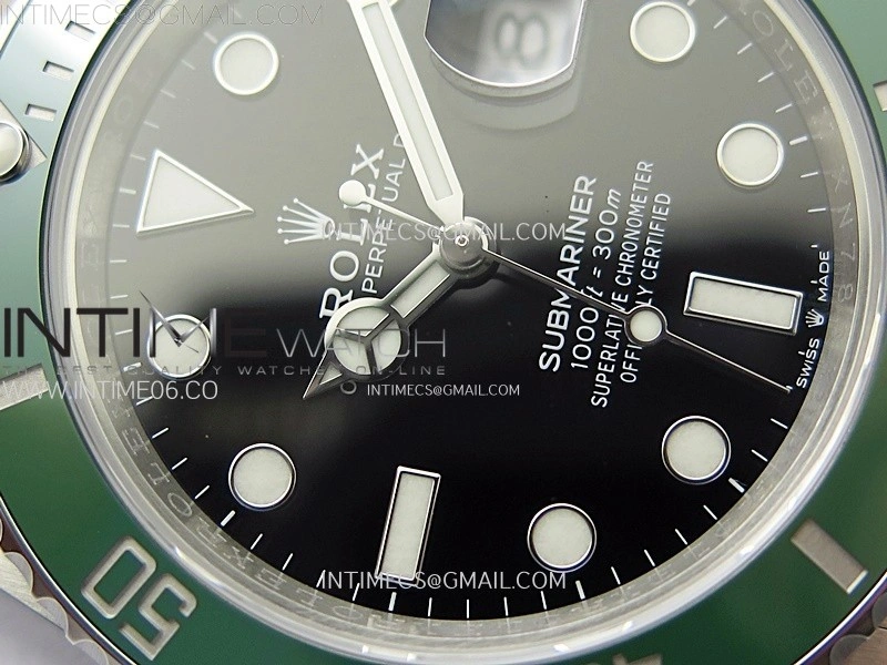 Submariner 41mm 126610 LV Green Ceramic 904L Steel AR+F 1:1 Best Edition Black Dial On 904L SS Bracelet VR3235