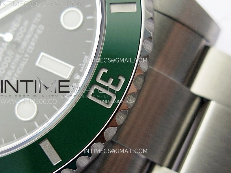 Submariner 41mm 126610 LV Green Ceramic 904L Steel AR+F 1:1 Best Edition Black Dial On 904L SS Bracelet VR3235