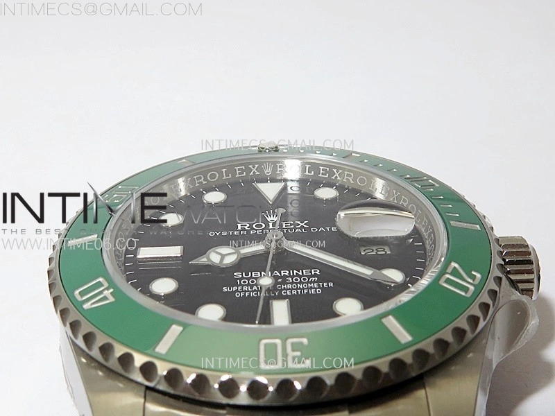 Submariner 41mm 126610 LV Green Ceramic 904L Steel AR+F 1:1 Best Edition Black Dial On 904L SS Bracelet VR3235