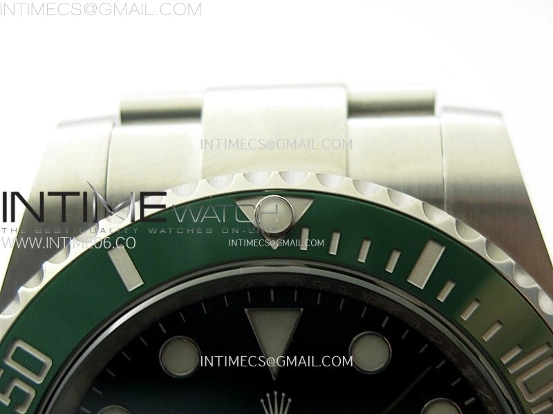 Submariner 40mm 116610 LV Green Ceramic 904L Steel AR+F 1:1 Best Edition Green Dial On 904L SS Bracelet VR3135