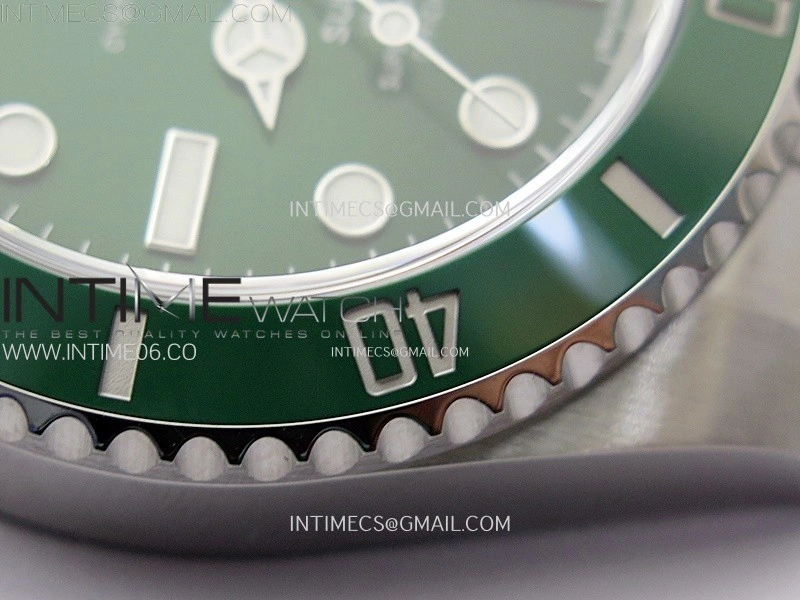 Submariner 40mm 116610 LV Green Ceramic 904L Steel AR+F 1:1 Best Edition Green Dial On 904L SS Bracelet VR3135