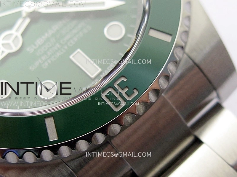Submariner 40mm 116610 LV Green Ceramic 904L Steel AR+F 1:1 Best Edition Green Dial On 904L SS Bracelet VR3135