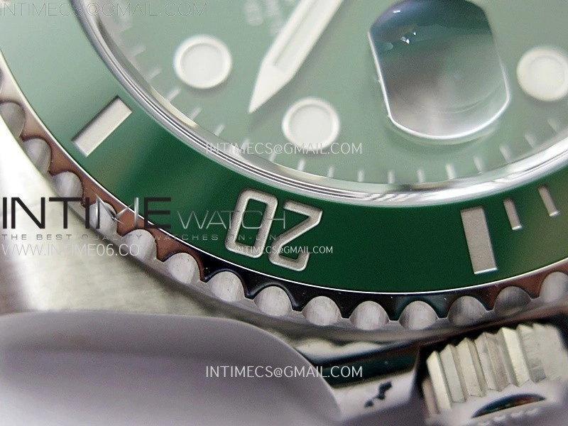 Submariner 40mm 116610 LV Green Ceramic 904L Steel AR+F 1:1 Best Edition Green Dial On 904L SS Bracelet VR3135