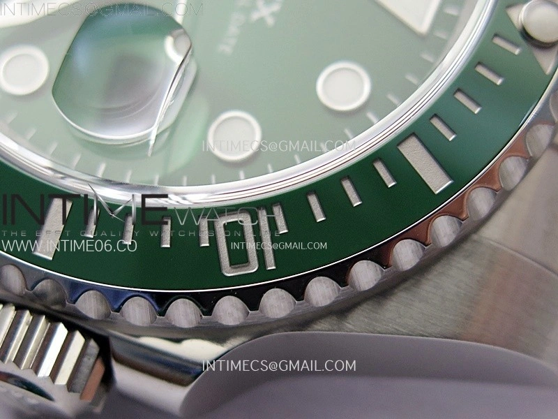 Submariner 40mm 116610 LV Green Ceramic 904L Steel AR+F 1:1 Best Edition Green Dial On 904L SS Bracelet VR3135