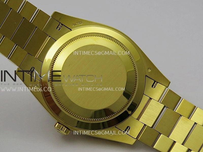 Day Date 40 YG 228238 THBF Gain Weight 1:1 Best Edition Gold Dial T Diamond Marker on President Bracelet VR3255 V3