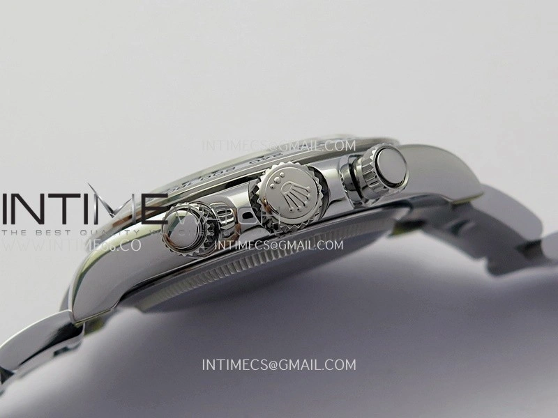 Daytona 126509 QF Gain Weight 1:1 Best Edition Silver Black Dial T Crystal Marker on SS Bracelet SH4131 V6